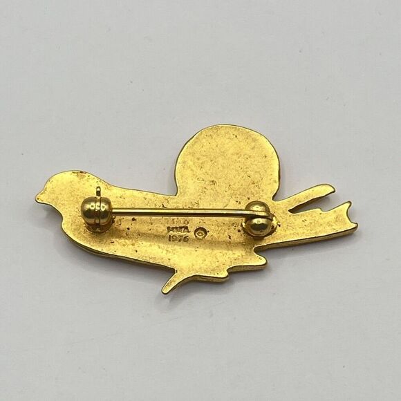 Metropolitan Museum Menet Bird Sun God Egyptian King Tut Pin  24k Gold Over MMA - Picture 4 of 6